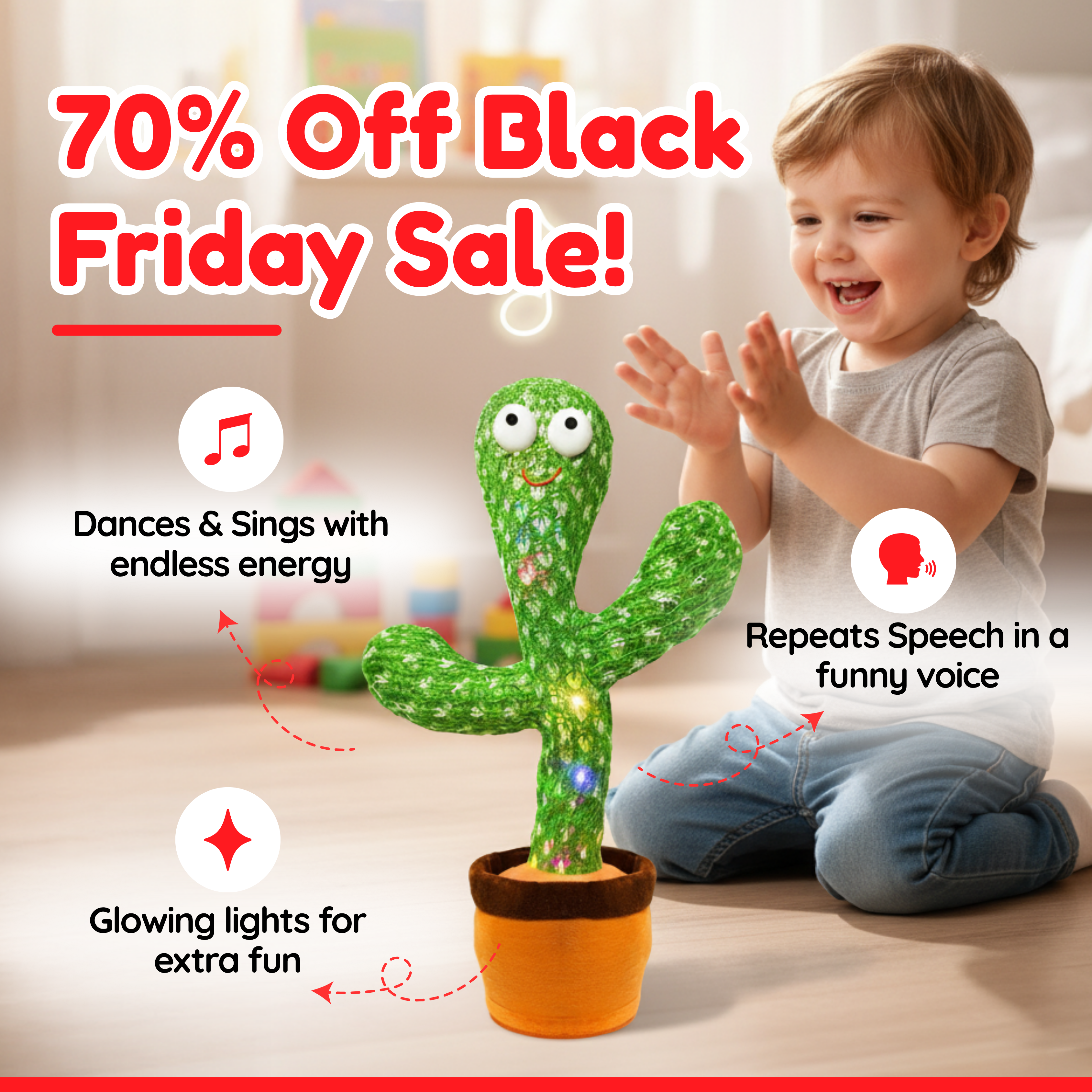 Cactus Dancing Toy