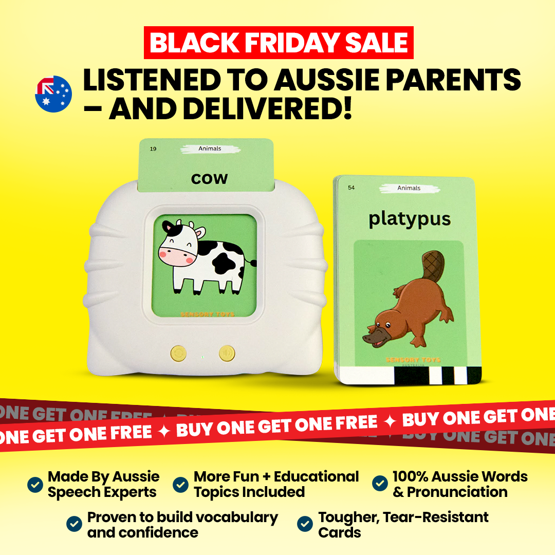 AussieMate™ - Australian Accent Audible Flashcard Device