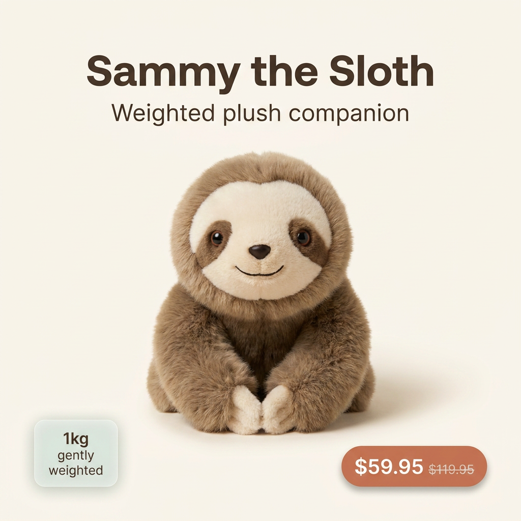 Weighted Plush Animals