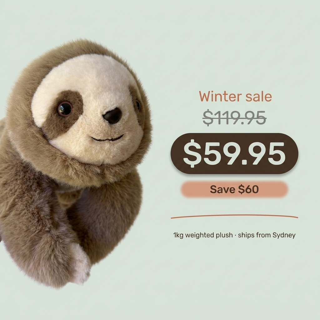 Weighted Plush Animals
