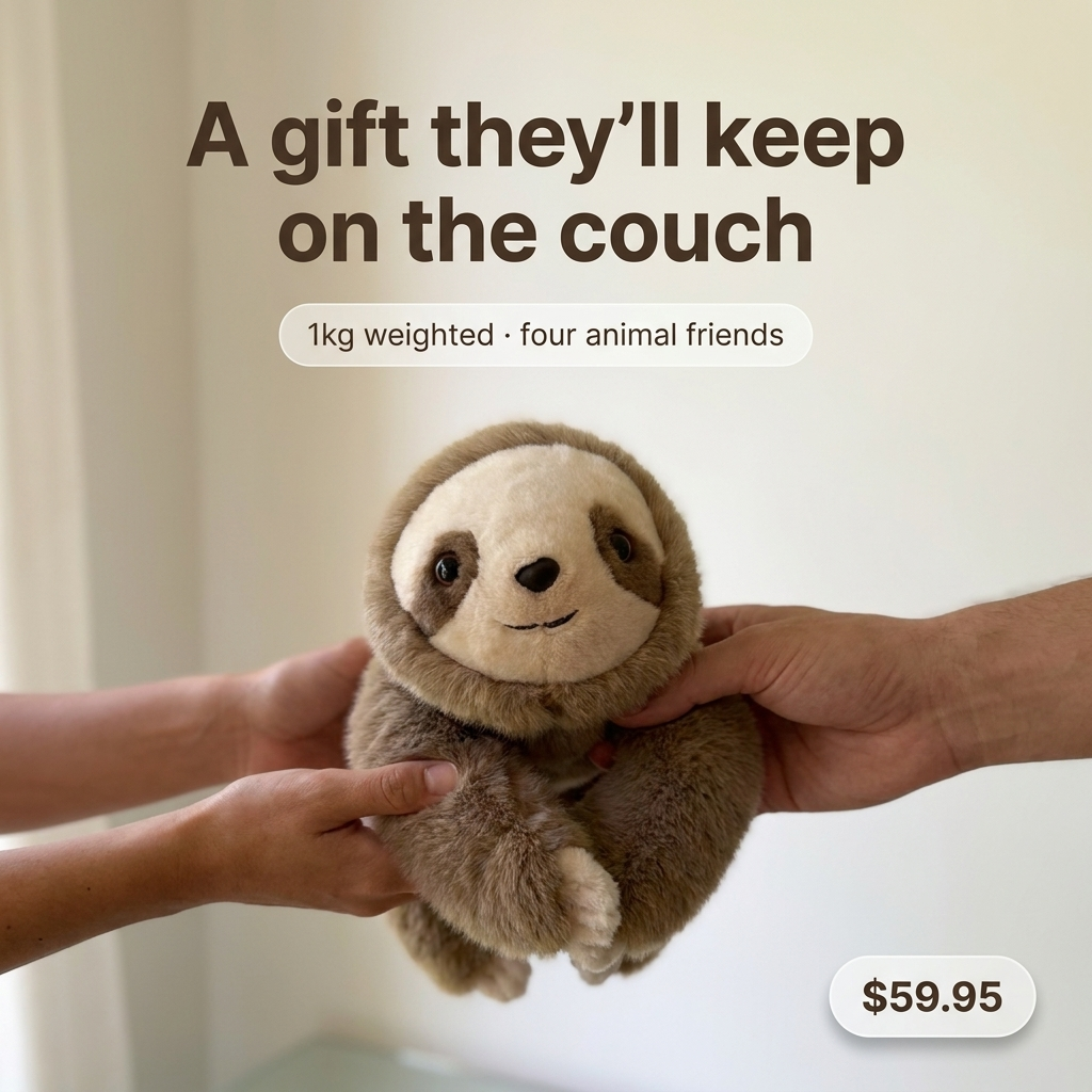 Weighted Plush Animals