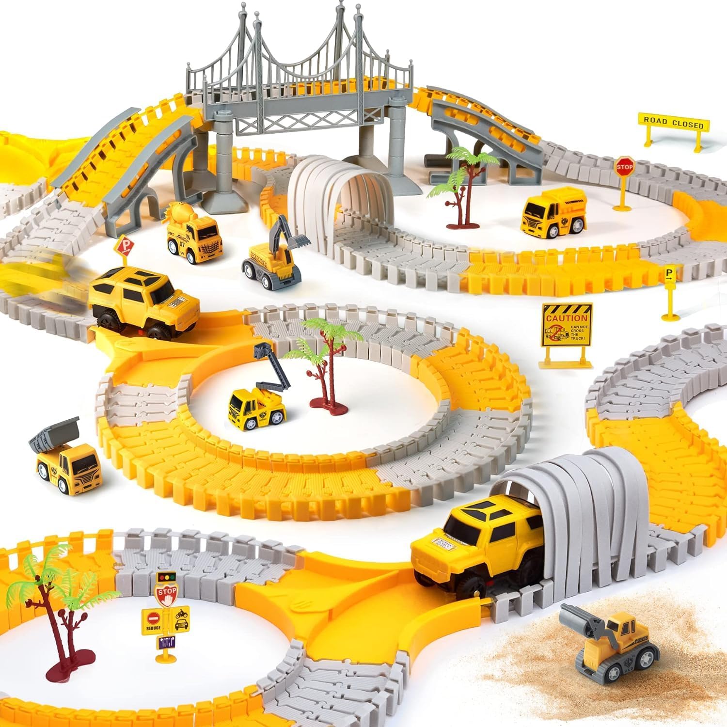 TurboTrack - Construction Racing Track Set