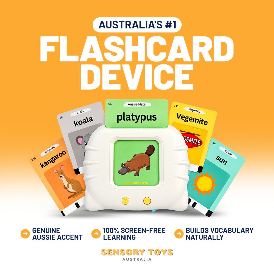 AussieMate™ - Australian Accent Audible Flashcard Device