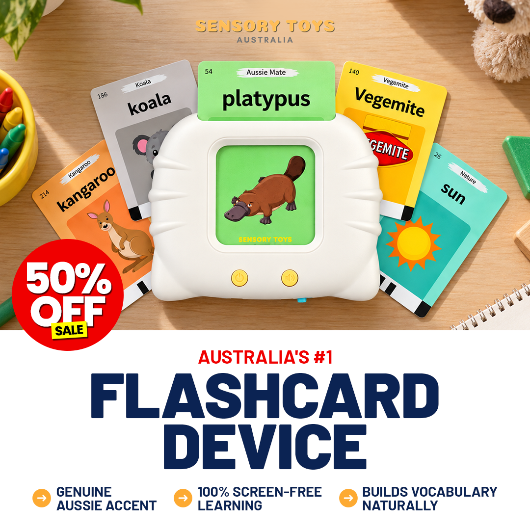AussieMate™ - Australian Accent Audible Flashcard Device