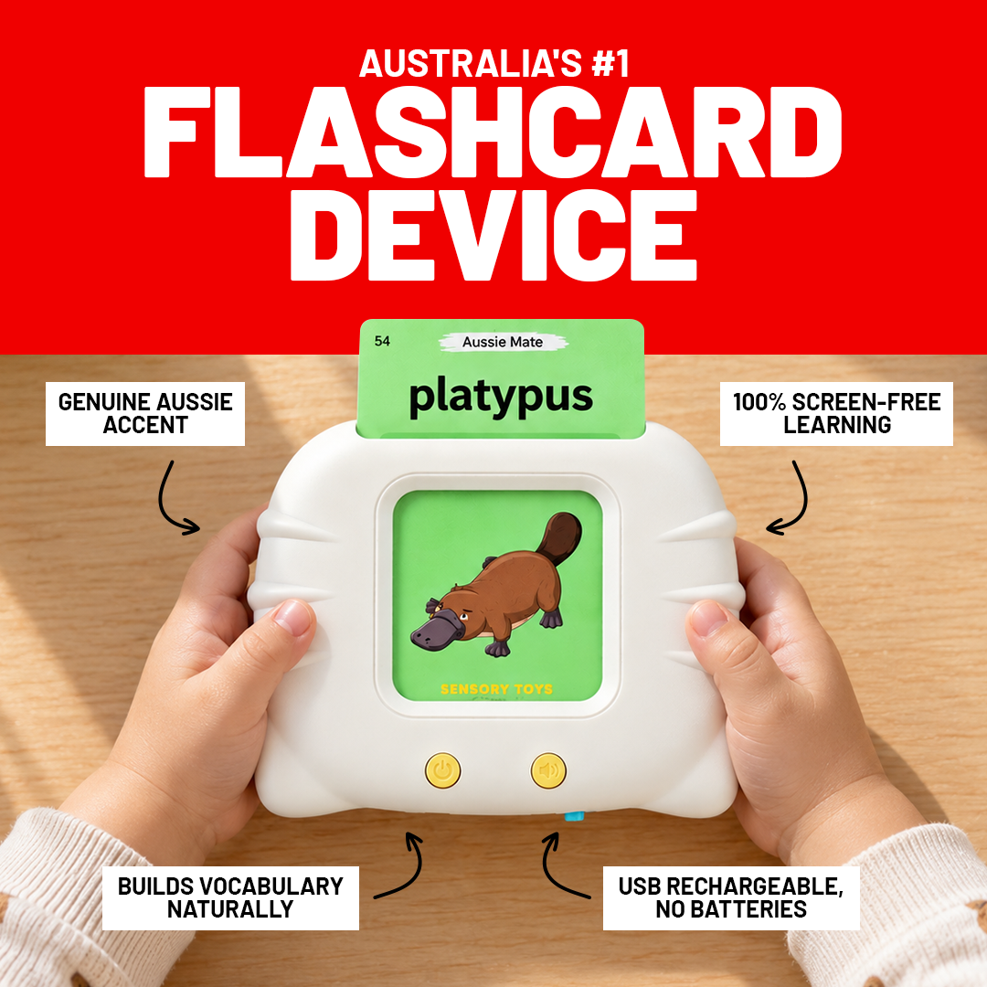 AussieMate™ - Australian Accent Audible Flashcard Device