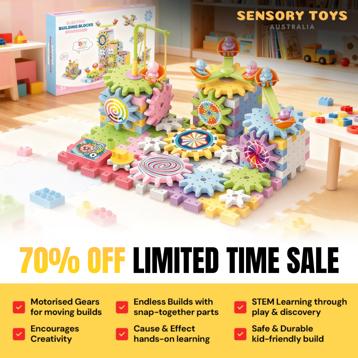 Interactive Gear Building Set