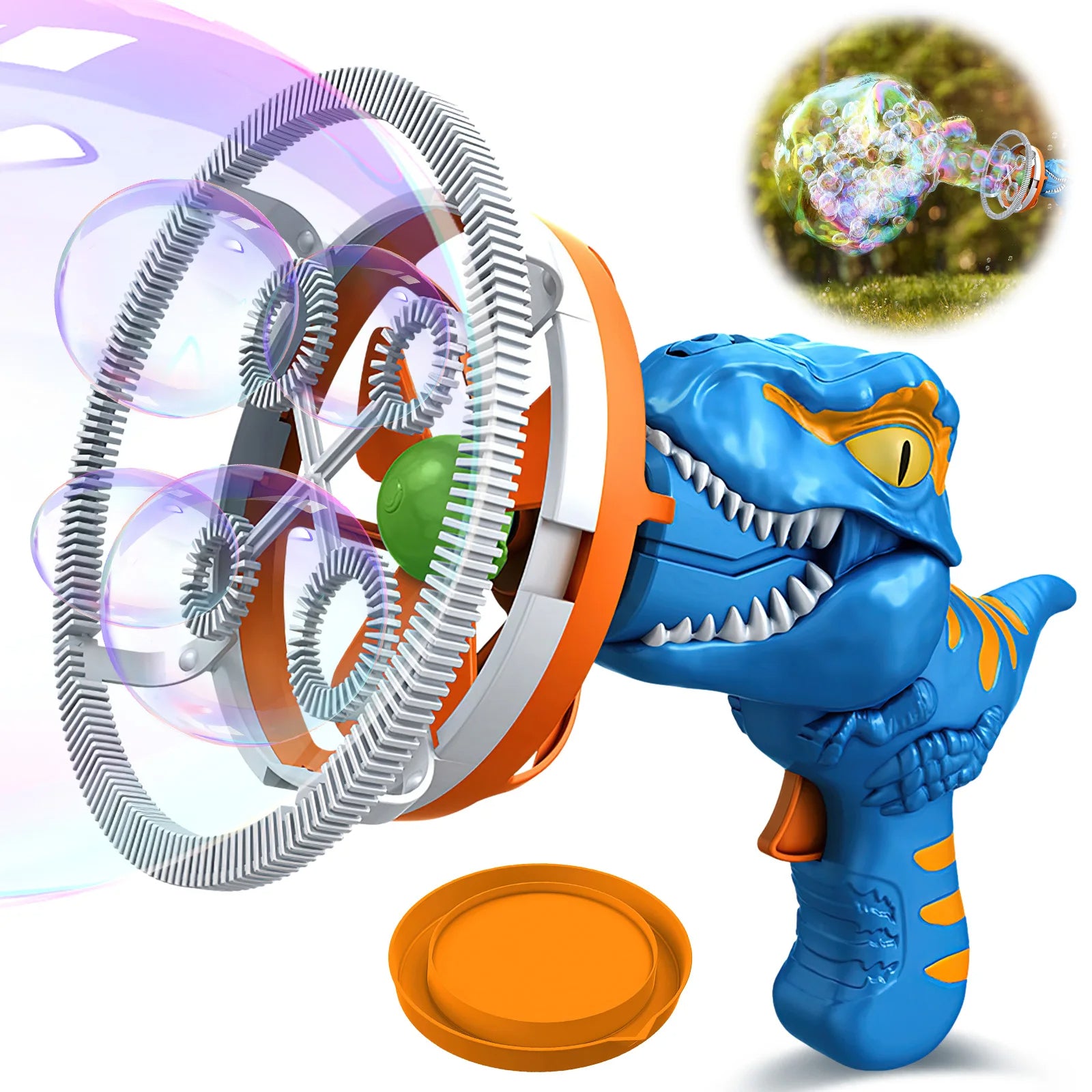 Dinosaur Bubble Gun Machine