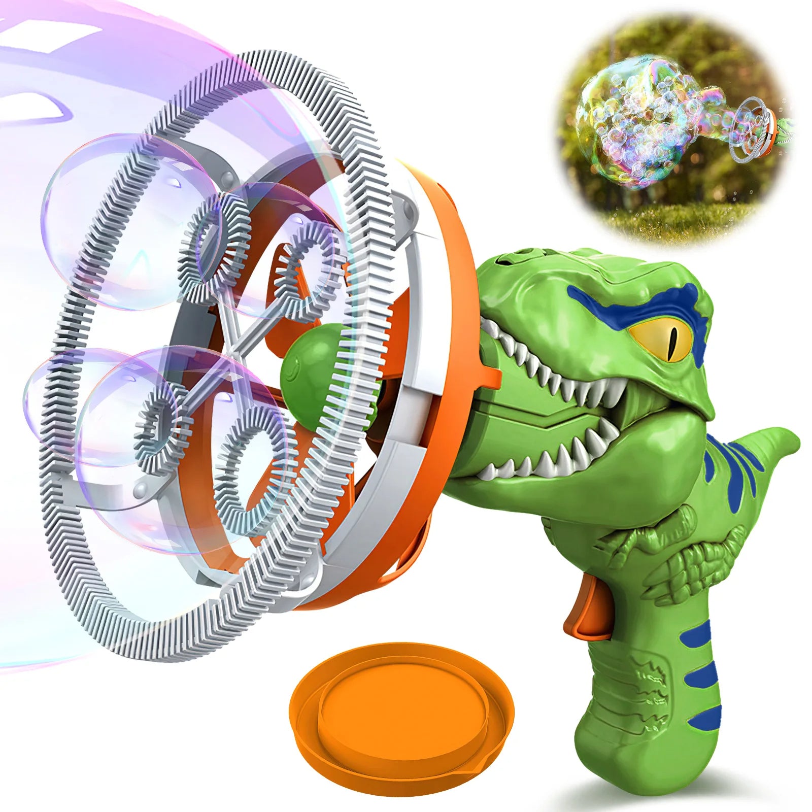 Dinosaur Bubble Gun Machine