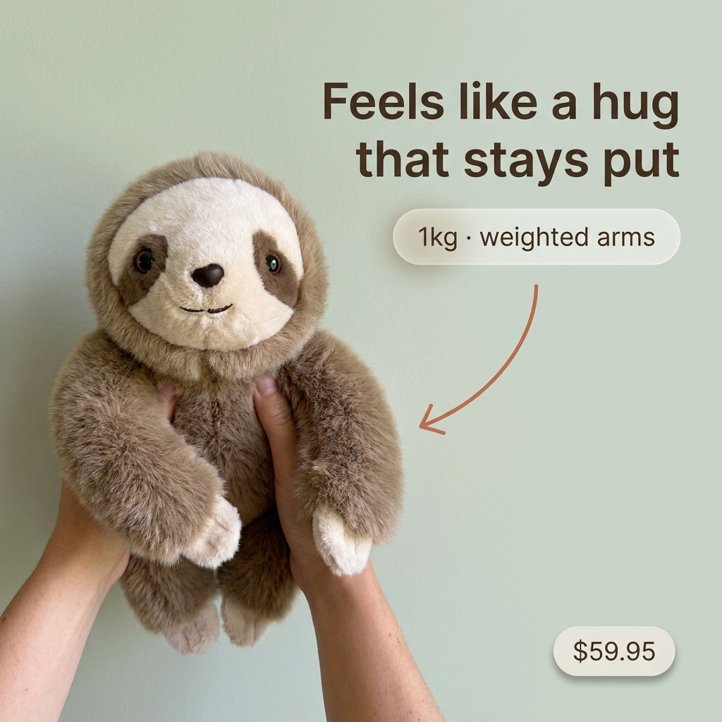 Weighted Plush Animals